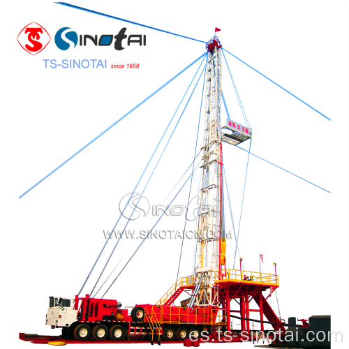 Plataforma de perforación y reacondicionamiento montada en camión SINOTAI API 150T ZJ30